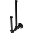 thumbnail image 6 of MyGift Wall-Mounted Industrial Pipe Towel Rack and Dish Towel Holder, Black Metal, 6 of 6