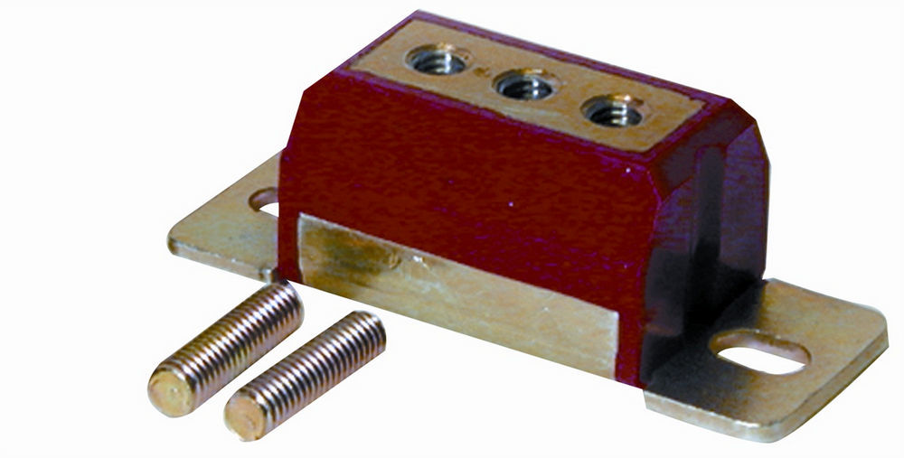 Prothane Jeep Trans Mount (1 or 2 Bolt Style) - Red Fits select: 1982-2004 CHEVROLET S TRUCK, 1967-2002 CHEVROLET CAMARO