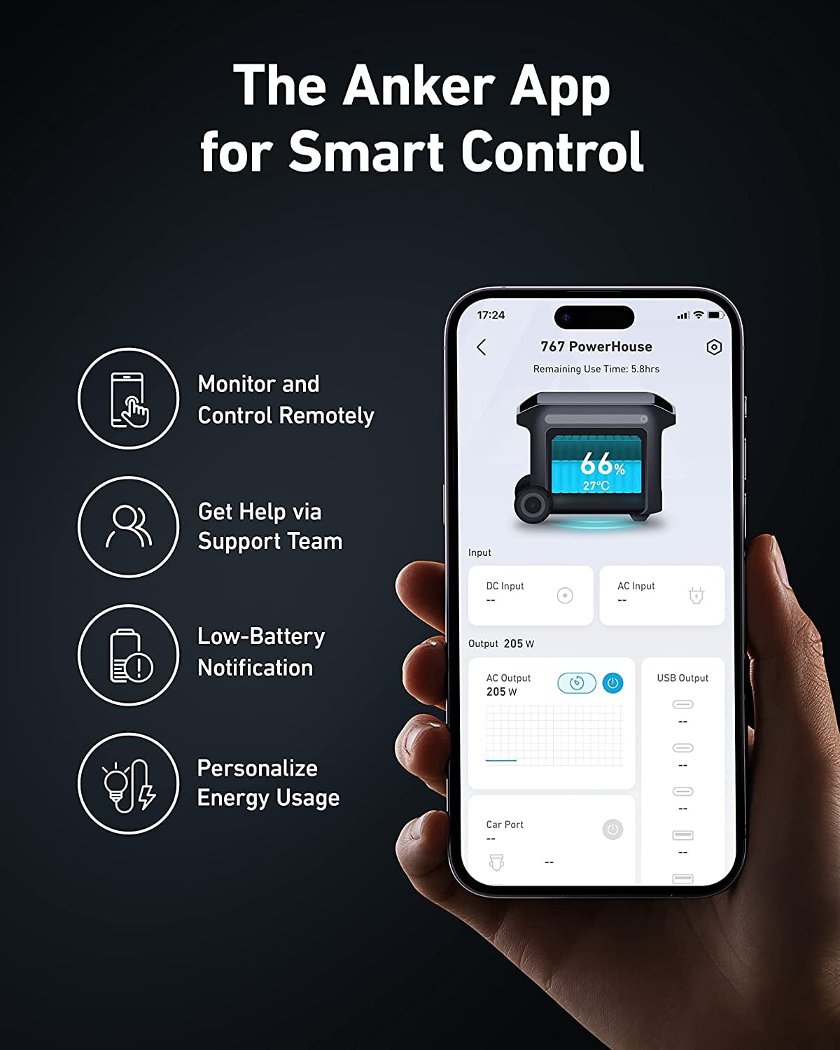 Anker PowerHouse 767 Power Station and 760 Expansion Battery Bundle, 4096Wh LiFePO4 Battery with 4 AC Outlets Up to 2400W, GaNPrime Solar Generator for Home, Outdoor Camping, RV (Solar Panel Optional)