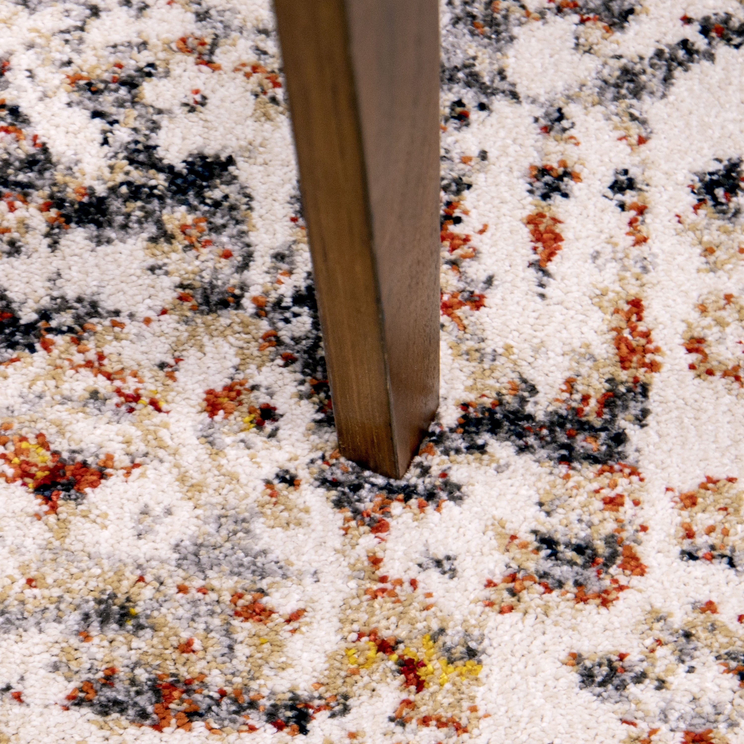 Simply Southern Cottage Laurel 6' X 9' Grey Floral Area Rug