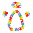 thumbnail image 1 of Set Hawaii Rainbow, set de 4 piezas, complemento, verano, playa, complementos, fiesta en la playa, fiesta en el jardín, fiesta temática, carnaval, 1 of 5