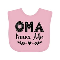 Inktastic Oma Baby Clothes Girls Baby Bib