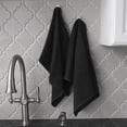 thumbnail image 5 of RITZ Royale Collection 100% Combed Terry Cotton, Oversized Kitchen Towel Set, 2-Pack, Solid, Black, 5 of 7