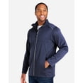 thumbnail image 2 of CORE365 CE708 Men's Techno Lite Three-Layer Knit Tech-Shell-Classic Navy Heather-5XL, 2 of 5