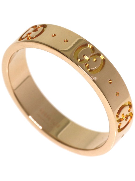 Pre-Owned Gucci Icon #11 Ring - 18K Pink Gold Women's GUCCI