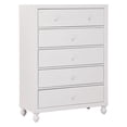 thumbnail image 1 of Topline Home Furnishings Coffre à vêtements blanc, 1 of 4