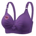thumbnail image 5 of Wiyuqeen Bras for Women No Underwire Pink Ribbon Supportive Everyday Bras Plus Size Full Coverage Push Up Bralettes, 5 of 5