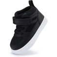 thumbnail image 1 of BMCiTYBM Zapillas altas para bebé, ideales para dar sus primeros pasos. Disponibles para niños y niñas de 6 a 24 meses. Color negro. Talla 6., 1 of 5