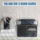 thumbnail image 2 of Radio Estéreo Portátil R-2011BTS AM FM SW con Reproducción de Tarjeta TF y USB, Radio de Emergencia con Carga Solar para Exteriores., 2 of 5