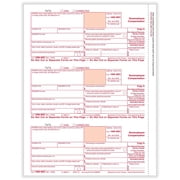ComplyRight 2025 1099-NEC Tax Form 1-Part 3-Up Federal Copy A 50/Pack (NEC511050)