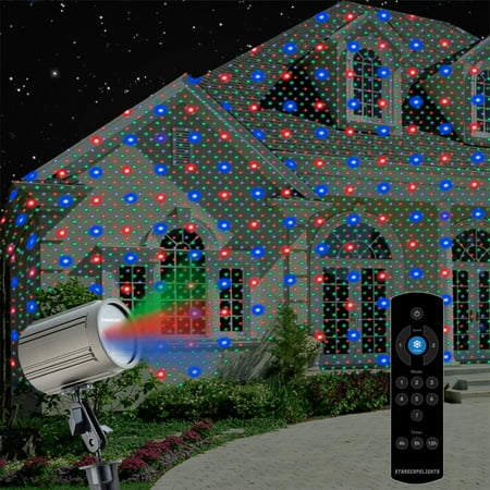 starscape lpl 902 red blue green dots laser projection battery christmas lights walmart
