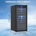 Beverage Refrigerator cooler, 66 Bottles Wine Cooler Refrigerator with