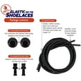 thumbnail image 2 of Elastic No Tie Shoelaces with Lock Device Adjustable Laces One Size Fits All, 2 of 7