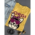 thumbnail image 3 of Corgi Mama T-Shirt Women -Image by Shutterstock, Female Small, 3 of 4