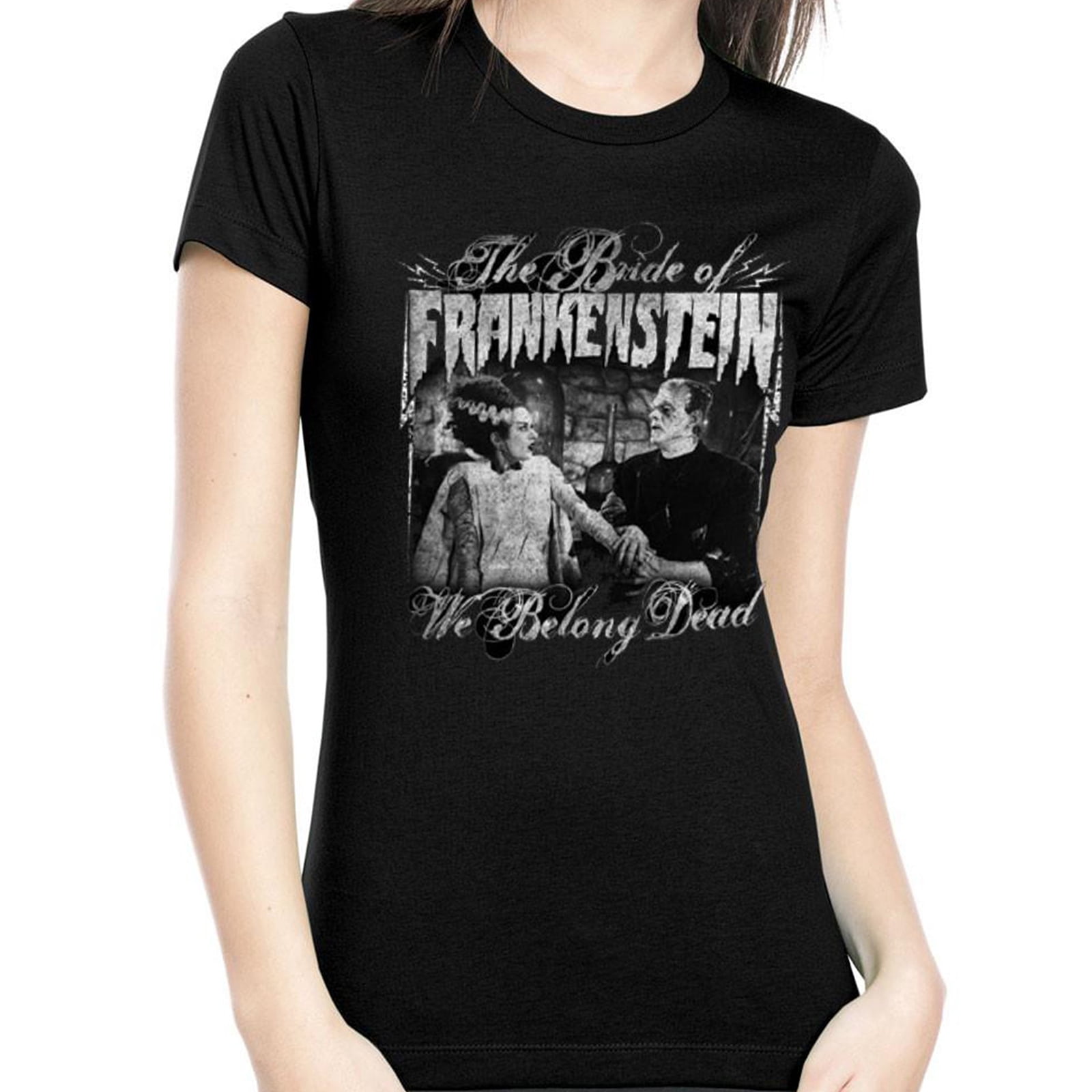 Bride of frankenstein women's t shirt Clearance
