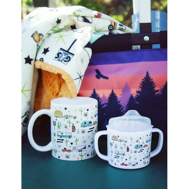 Camp Casual CC-015RT Mommy & Me Mug Set with Sippy Cup - Road Trip