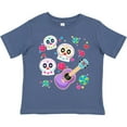 thumbnail image 3 of Inktastic Day of the Dead Owl Sugar Skulls and Guitar Boys or Girls Toddler T-Shirt, 3 of 5