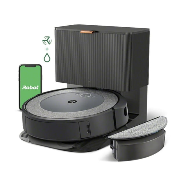 Robot Aspiradora y Trapeador iRobot Roomba Combo I5+ con Estación de Limpieza