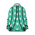 thumbnail image 2 of Oral Care Dentist Students Backpack Dental Tooth Pattern School Bag with Teeth Design, Lightweight and Durable for Students, 2 of 6