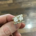 thumbnail image 4 of Pompeii 3.90ct Diamond Two Stone Forever Us Engagement Ring 14k Yellow Gold, 4 of 4