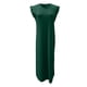thumbnail image 4 of 2025 Vestido largo sin mangas con abertura para mujer: vestido camisero informal y holgado con bolsillos laterales, cuello redondo, tejido ligero, ideal para el verano, tallas S-XXL, 4 of 4