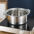 thumbnail image 4 of 1 Pce Casserole en Acier Inoxydable Multi-Usage 14/16cm Casserole Simple Double Casserole Ramen Pièces de Rechange Cuisine, 4 of 11