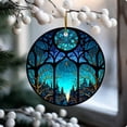 thumbnail image 2 of Decoraciones de Árbol de Navidad Decoración de Árbol 2D Decoración Colgante Redonda Decoraciones Colgantes de Navidad, 2 of 4