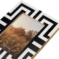 thumbnail image 2 of Sagebrook Home Resin, 4x6  Photo Frame, Black/white, 2 of 5