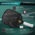 thumbnail image 5 of JOOLA Solaire CFS 14mm Swift Pickleball Paddle, Carbon Racket with Spin, Power, & Control, 5 of 6