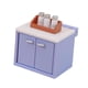 thumbnail image 4 of Muebles para casa de muñecas escala 1:12, ideales para juegos de simulación y manualidades. Incluyen una mini encimera, una mini cocina y muebles para Mesa del tanque de sal, 4 of 8