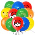 thumbnail image 4 of Globos inflables de látex de 12 pulgadas de Pokémon Pikachu, 10, 15 y 20 unidades, para fiestas de cumpleaños de niños, regalos y decoración para fiestas, 4 of 5