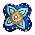 thumbnail image 2 of homeroots 358078 1.5 x 1.5 x 1.5 in. Ceramic & Metal Knob, Multi Color - Pack of 12, 2 of 3