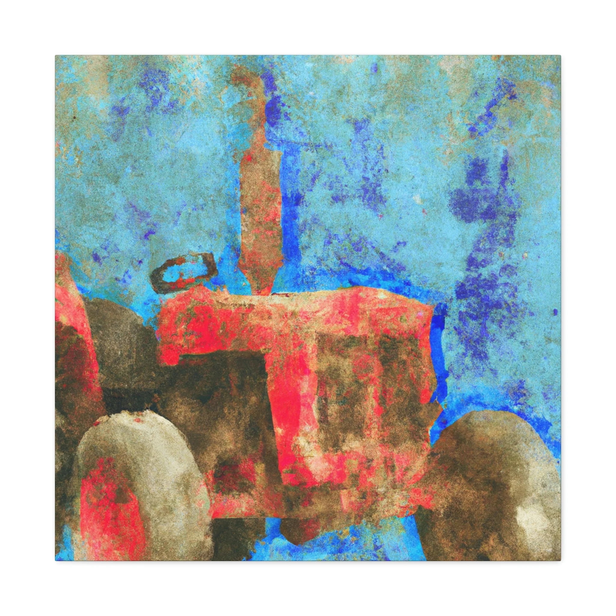 Tractor in Simplicity - Canvas