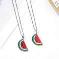 thumbnail image 5 of Watermelon Popular Men Women Necklaces--Silvery-Product code 55223 green, 5 of 5