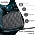 thumbnail image 4 of LHNFT Car Seat Cushion, Summer Ice Silk Gel Seat Cushion with Non-Slip Cover, Sciatica and Lower Back Pain Relief, Seat Cushions for Car Home Office Chair Wheelchair, Travel Essentials, 15.7"x15.7", 4 of 7