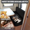 thumbnail image 5 of Yuyamidu Dachshund RV Dinette Cushion Covers Cute Camper Cushion Covers Black Camper Cushion Slipcover 1 Pcs Bench Cover 1 Pcs Backrest Cover RV Decor, 5 of 7