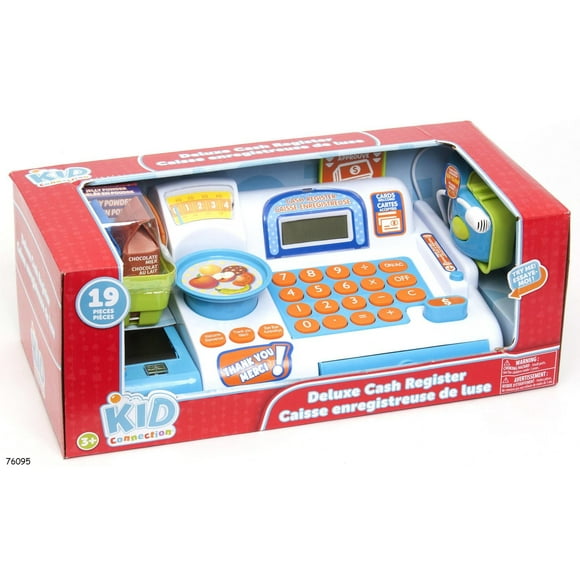 KC CASH REGISTER - WHITE, 19 piece set, ages 3+
