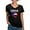 Black, variant on CafePress - Flag Map With Texas Women's V Neck Dark T Shirt - Women's V-Neck Dark T-Shirt