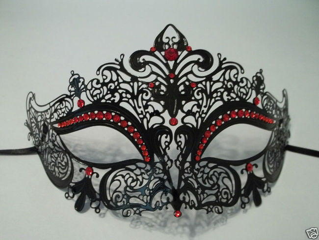 Masquerade Party Metal Filigree Masks 4 Styles Fancy Dress Venetian Accessory 