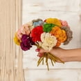 thumbnail image 3 of Aosijia 3 Pcs Soft Rubber Artificial RiceBall Fruit Hydrangea Simulation Fake Flower Bridal Wedding Bouquet for Home Office Party Wedding Decoration, 3 of 15