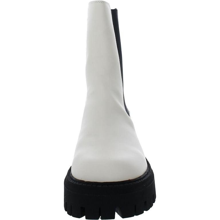 Nine west white boots sale