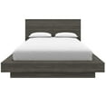 thumbnail image 1 of Marconi Queen Size Platform Bed with Bookcase Headboard, 1 of 7