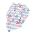 thumbnail image 5 of Bingfone Flamingo And Pineapple-Washable Dog Scarf Triangle Adjustable Puppy Bandana Bib Handkerchief For Medium Large Dog Cat, 5 of 9