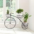 thumbnail image 6 of Sorbus Tricycle Plant Stand: Parisian Style  Flower Pot Cart Holder, Ideal Gift for Plant Lovers, Black, 6 of 7