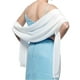 thumbnail image 1 of Sonducket Mantón de moda y elegante de las señoras hecho con mantones de la gasa de la bufanda de Pashmina de las señoras de la gasa Accesorios de disfraces blanco, 1 of 6