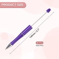 thumbnail image 2 of Beadable Pens 30 Pack Black Ink Plastic Bead Pen Creative DIY Ballpoint Pens for Teacher Office DIY Crafts Party Decorations Handmade Supplies, Fluorescent Purple, 2 of 7