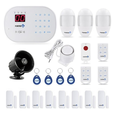 Compatible with Alexa App Controlled Updated S03 WiFi and Landline Security Alarm System Deluxe Kit Wireless DIY Home Security System by Fortress Security Store- Easy to (Best Wireless Alarm System Diy)