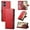 Red, variant on Case for FOXDOCK Sony Xperia 5 V Wallet Case – Premium Leather, 3 Card Slots, Shockproof Protection
