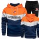 thumbnail image 1 of Conjunto deportivo informal para hombre, otoño e invierno, 2023, sudaderas con capucha y pantalones deportivos, chándal de manga larga con capucha de alta calidad, conjunto de 2 piezas para gimnasio, 1 of 4