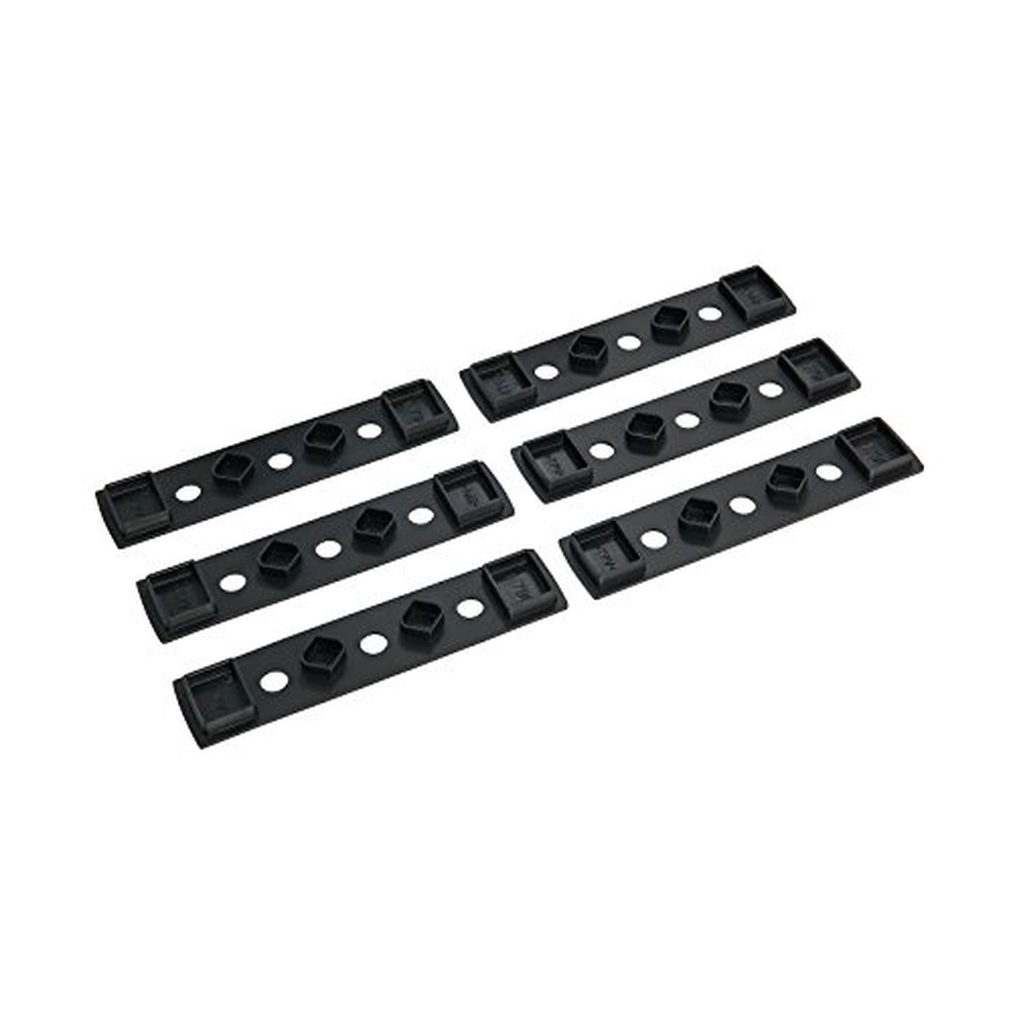 Rhino Rack Quick Mount Fit Kit (Rlt600 Rubber Base X 6) Qmfk05,Small, Black Fits select: 2015-2019,2021 JEEP WRANGLER UNLIMITED